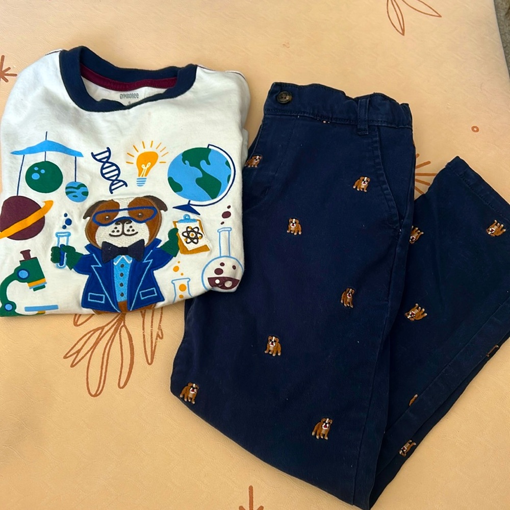 Gymboree Bulldog Outfit